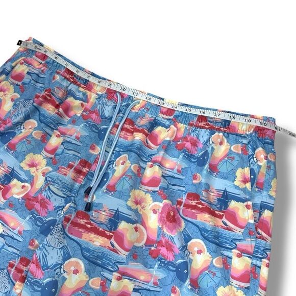 NWT Peter Millar Swim Trunks Mens Tequila Sunrise Size XXL 2X MSRP $100 - Picture 5 of 7